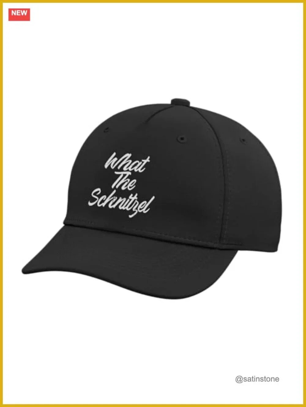 Oktoberfest Funny Schnitzel Adjustable Baseball Hat Costume